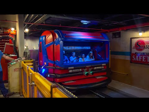 Spider-Man Ride - WEBSLINGERS: A Spider-Man Adventure - Disneyland Ride POV 4K60FPS