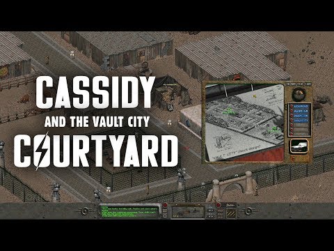 The Story of Fallout 2 Part 5: Cassidy & the Vault City Courtyard - Getting Past the Gate