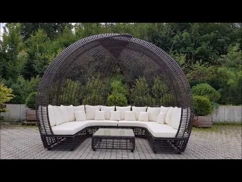 Rattania Aufbauanleitung "Big Summer Lounge" unsere Relaxinsel