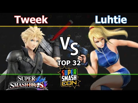 P1|Tweek (Cloud) vs. Luhtie (Zero Suit) - Wii U Singles Top 32 - SSC2017