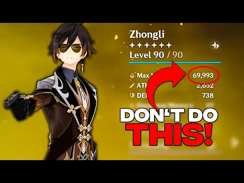Don't Make THIS Mistake When Building Zhongli! Best Way To BUILD Zhongli🔥