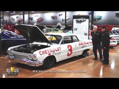 Junior Johnson and his 1963 Chevrolet Impala SS