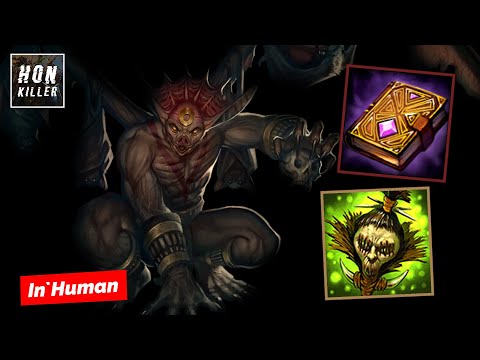 HoN Dampeer SHRUNKEN HEAD with GRIMOIRE OF POWER