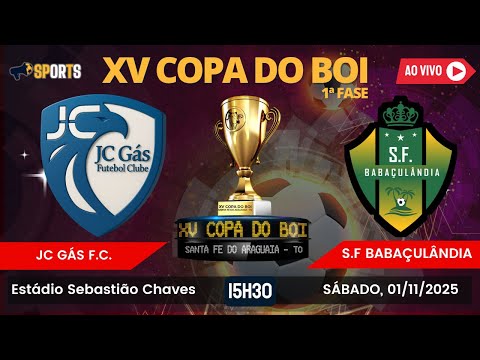 JC GÁS x BABAÇULÂNDIA | PRIMEIRA FASE | COPA DO BOI 2025 | AO VIVO DIA 01-11-2025