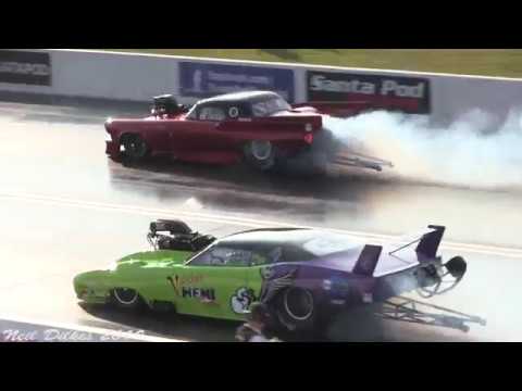 Santa Pod, Festival of Power 2019. Pro Mod Final