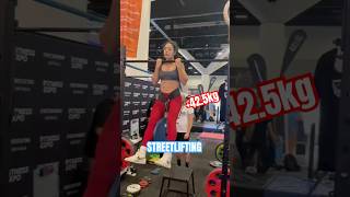 Streetlifting comp 45kg chin up 5kg muscle up