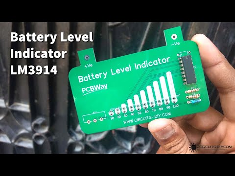 Battery Level Indicator using LM3914 - Electronics Projects