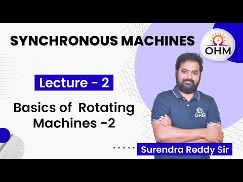 Synchronous Machines | L:02 | Basics of Rotating Machines-2 | OHM Institute | GATE-EE