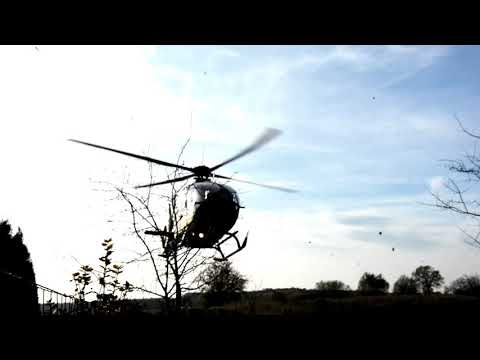 Start śmigłowaca LPR w Karwińcu koło Bierutowa