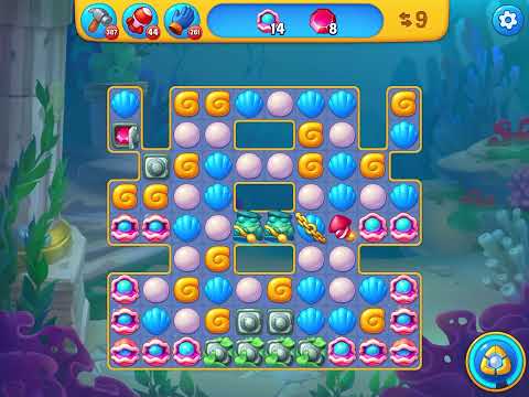 Fishdom level 6410 no boosters フィッシュダム ノーマル [Friend's]