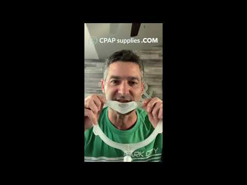 60 seconds: What is a Nasal Under Nose Cushion Mask and How to Fit Size   #Shorts