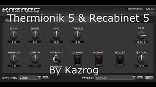 Video thumbnail for Thermionik 5 + Recabinet 5 by Kazrog - Virtual Amps - Tone Test (DEMO Vst Plugin) - amnerhunter.com by Amner Hunter