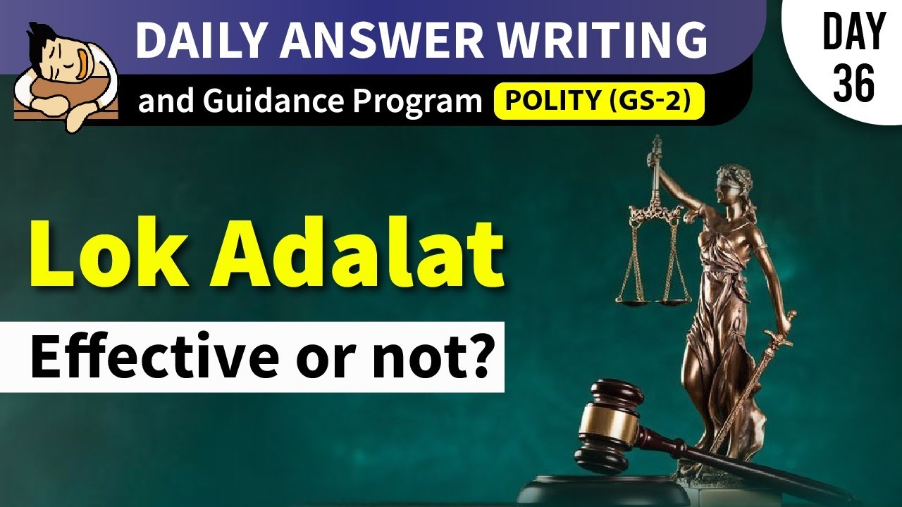 Video explaining the Legal Services Authorities Act, 1987 and Lok Adalats