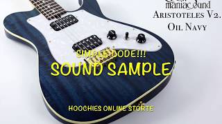 Video thumbnail for 【Hoochies_Online_Store】Crews Maniac Sound Aristoteles V2. Oil Navy【売約済み】 by 楽器好きにはたまらない! フーチーズ 渋谷店 / Guitar Shop Hoochie's