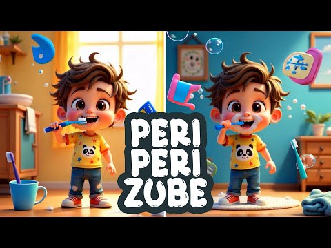Peri Peri Zube - Pjesma za djecu o pranju zuba | Minja i prijatelji