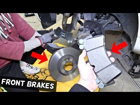 HOW TO REPLACE FRONT BRAKE PADS ON VW TOUAREG, AUDI Q7, PORSCHE CAYENNE