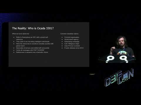 DEF CON 31 War Stories - Cracking Cicada 3301 - Taiiwo, Artorias, Puck, TheClockworkBird
