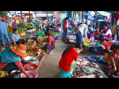 Cambodian Big Market @ Countryside - Prek Touch Market - Daily Fresh Foods & Lifestyle