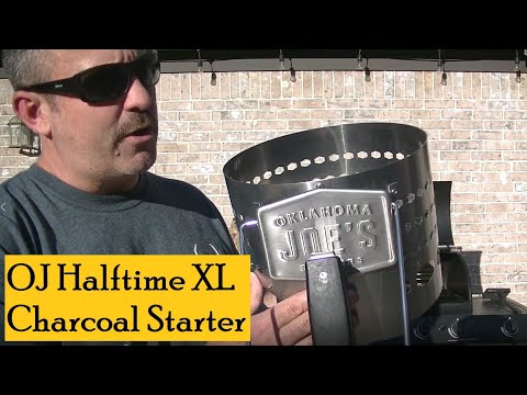 REVIEW Oklahoma Joe's Halftime Charcoal Starter XL Chimney