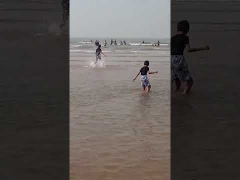 samundar me ...#sea #princesskavya #beach #pratyush