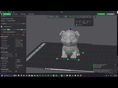 How to Resize / Scale an STL / 3D MODEL in Bambu Studio, for P1P / X1C