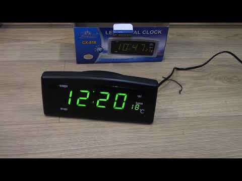 Alarm clock Caixing CX 818 Часы будильник