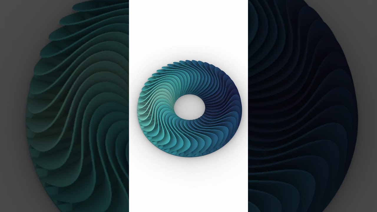 3D Printing Ocean Wave Abstract Sculpture