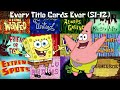 Every SpongeBob Title Card Ever Season 1 12