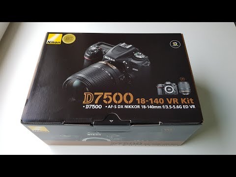 Nikon D7500 18–105 mm f/3.5–5.6G ED VR video