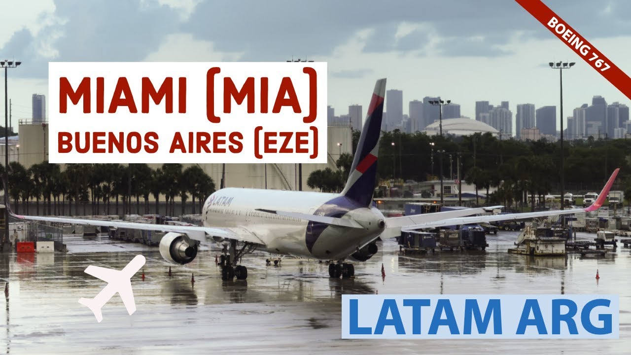Latam Miami Buenos Aires - Boeing 767 - Economy