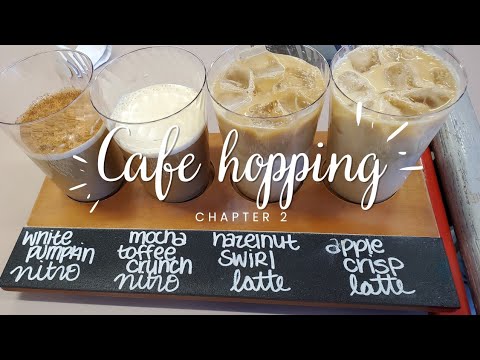 cafe hopping vlog:  chapter 2 - chantilly, virginia | coffee flight, tiramisu latte