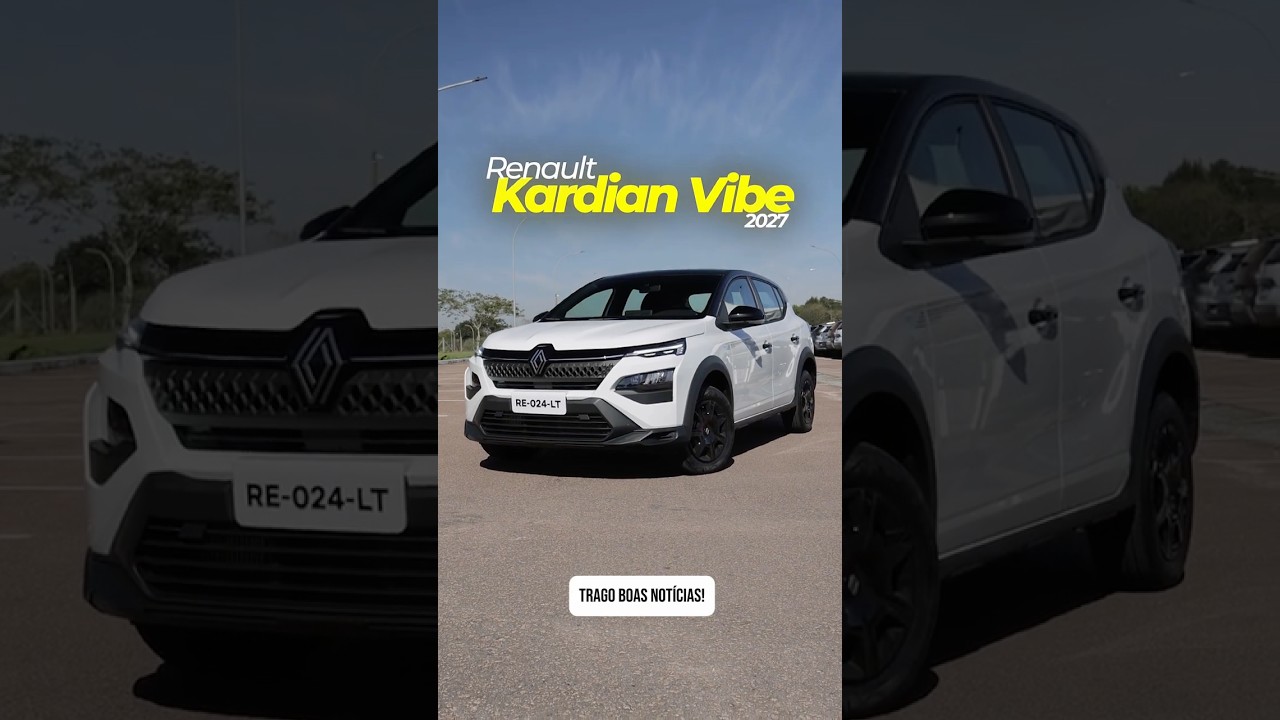 A Renault acaba de lançar o Kardian Vibe, versão mais barata que integra a linha 2027 #kardianvibe