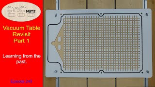 Vacuum Table revisit - CNCnutz Episode 243