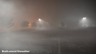 Supercell, Intense Downburst and Hail in New Jersey. May 28, 2019.