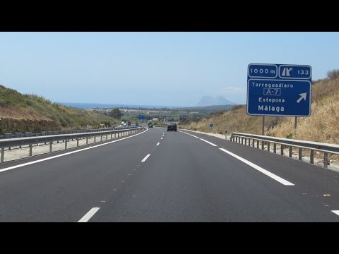 Spain: AP-7 Estepona - Guadiaro (Costa del Sol)