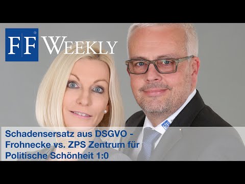 Rechtsanwalt Frohnecke vs. ZPS Zentrum für Politische Schönheit 1:0 - Schadensersatz aus DSGVO