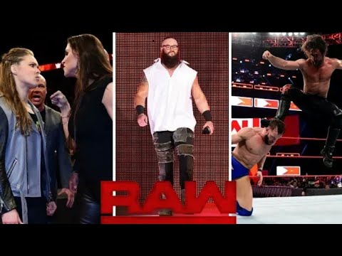 WWE Raw Highlights 2nd April 2018 - WWE Raw Highlight 04/02/18 wrestling reality ll