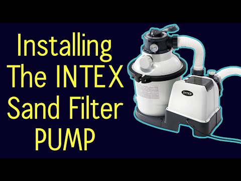 image-How do you set up an Intex ground pool uneven?