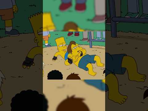 Bart fights Nelson #simpsons #shorts