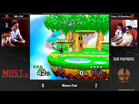 MASTer - Tekk + Etril Vs Trifasia + Overtriforce - Winners Final - Melee Doubles