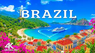 Brazil 4K Drone Footage 🇧🇷 Untamed Coastlines, Amazon Rainforest & Iconic Landscapes