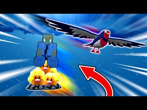 Minecraft Pixelmon but EVERY Pokemon Can Fly
