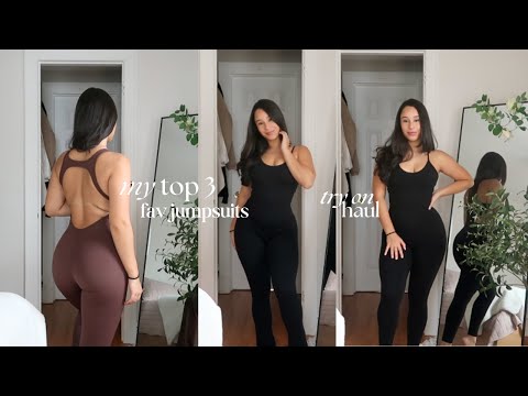 My TOP 3 FAVORITE Jumpsuits Right Now Try-On Haul...
