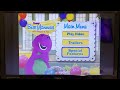 Barney S Best Manners Your Invitation To Fun 2003 DVD Menu Walkthrough