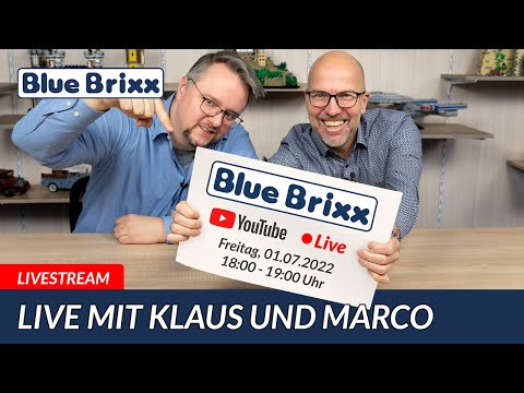BlueBrixx live – eure Fragen an Klaus und Marco! 01.07.2022