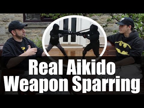 Real Aikido Weapons Sparring • Ft. AikiFlow and Martial Arts Journey