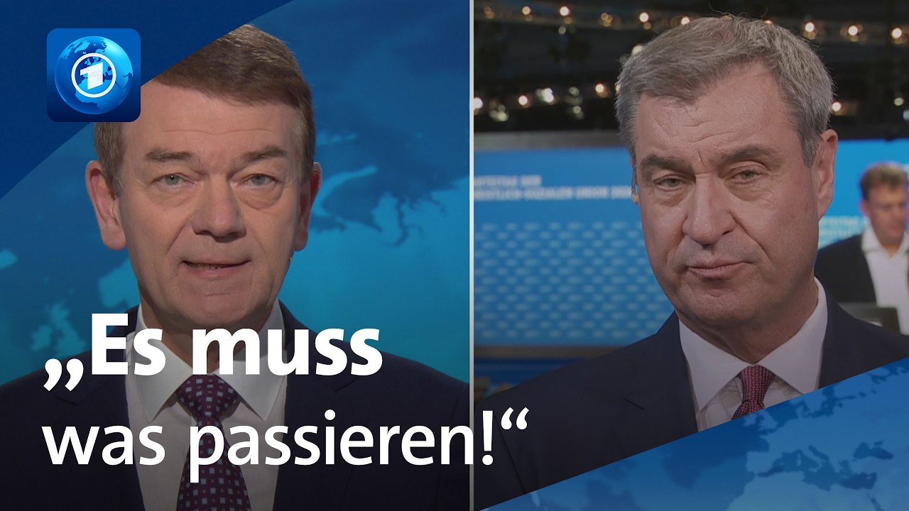CSU-Parteitag in München | tagesthemen-Interview