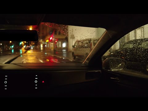 Autofahrt im Nachtregen: Regengeräusche im fahrenden Auto (zum Einschlafen und Entspannen)