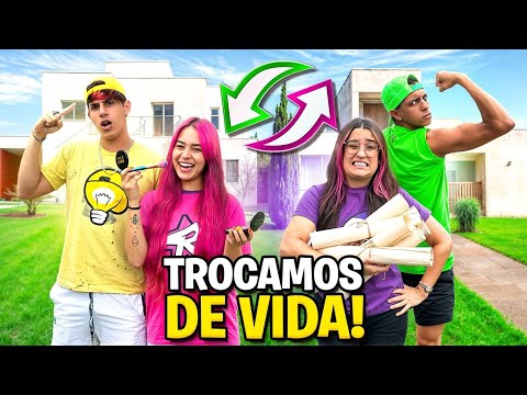 TROCAMOS NOSSAS VIDAS POR 24 HORAS *Como é viver a vida do outro ?
