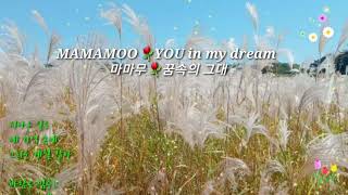 Mamamoo(마마무)⚘You in my dream (꿈속의 그대) 가사첨부